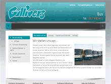 Tablet Screenshot of gullivers-bus.de